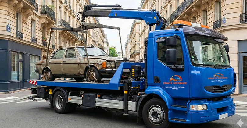 Enlèvement d'Épave agrée et pas cher à Boulogne Billancourt